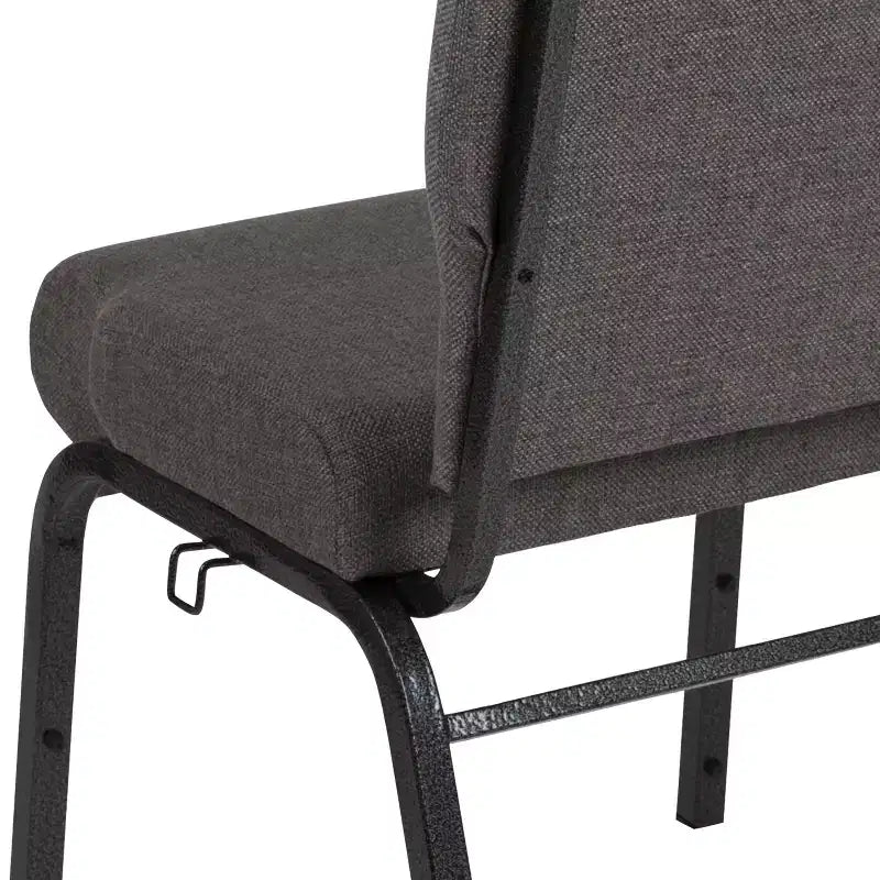 Chaise d'église en mousse moulée Emma et Oliver de 20,5 po