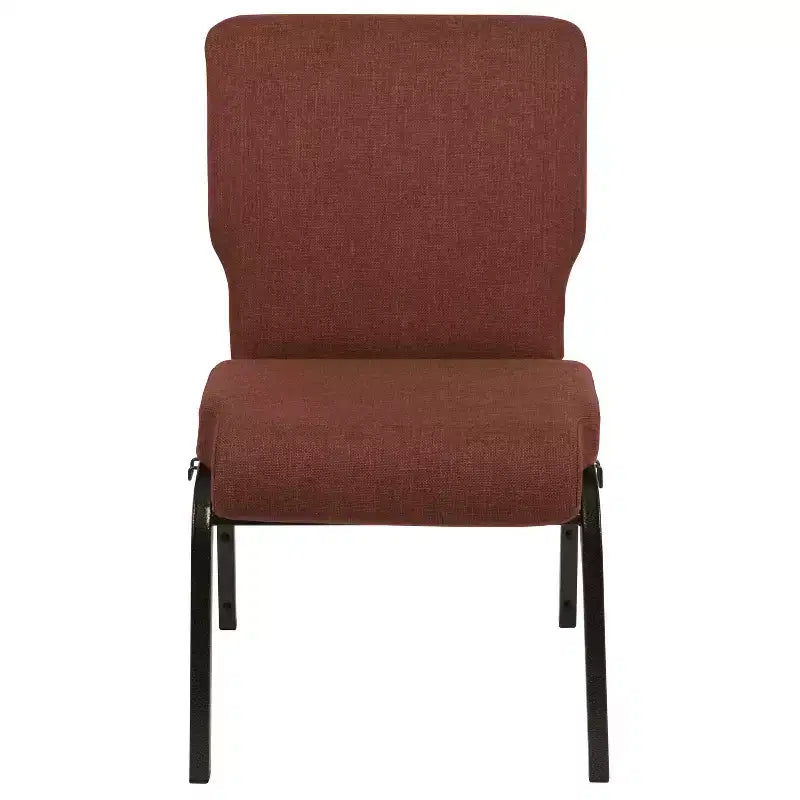 Chaise d'église en mousse moulée Emma et Oliver de 20,5 po