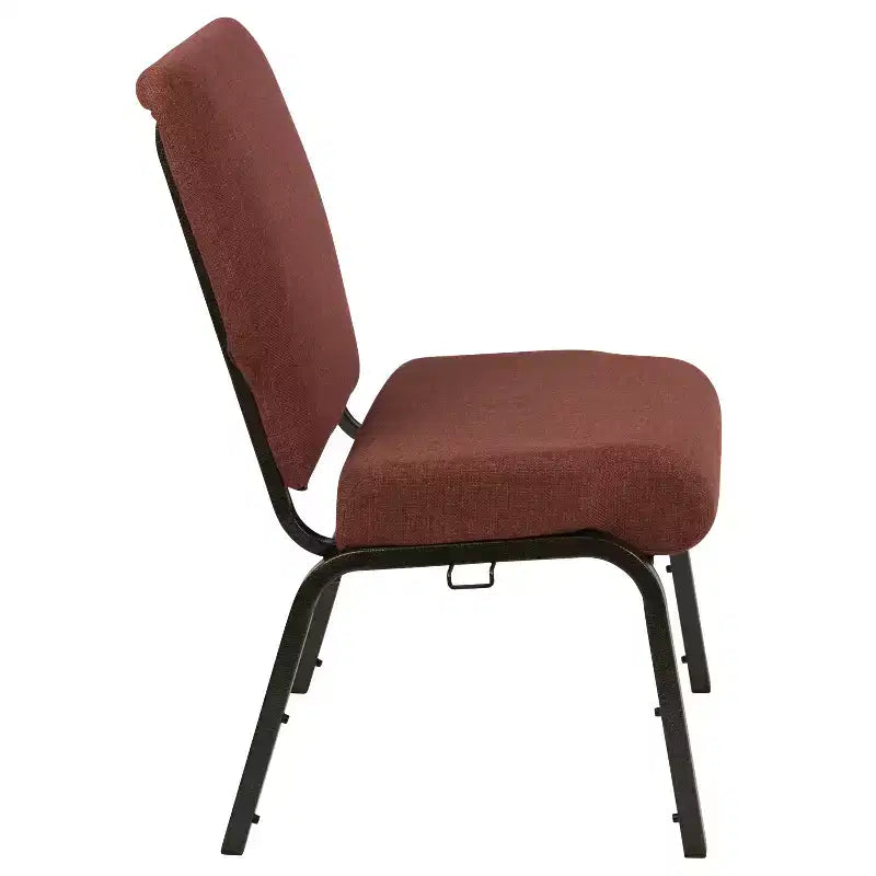 Chaise d'église en mousse moulée Emma et Oliver de 20,5 po
