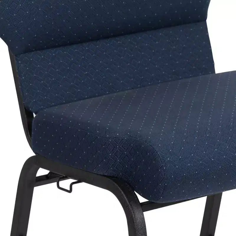 Chaise d'église en mousse moulée Emma et Oliver de 20,5 po