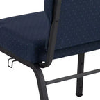 Chaise d'église en mousse moulée Emma et Oliver de 20,5 po