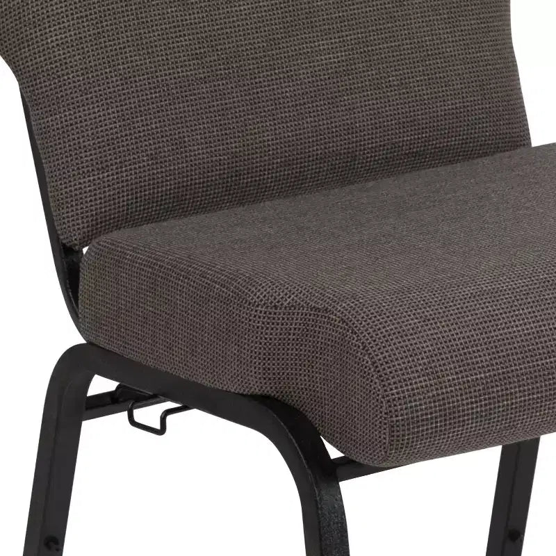 Chaise d'église en mousse moulée Emma et Oliver de 20,5 po