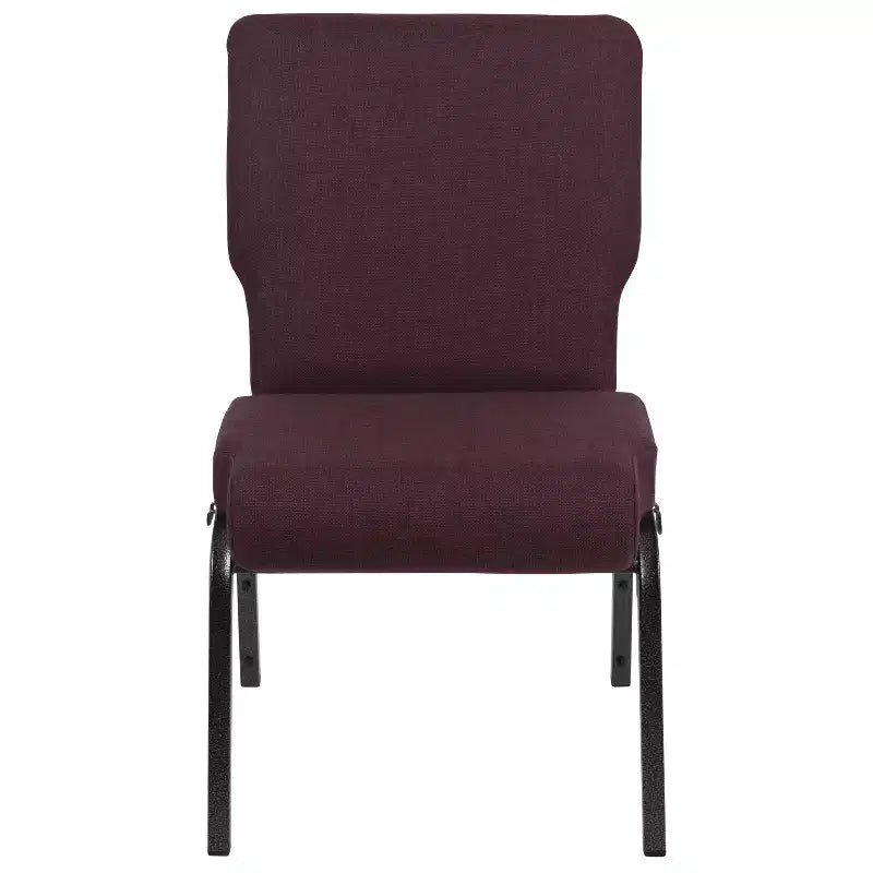 Chaise d'église en mousse moulée Emma et Oliver de 20,5 po