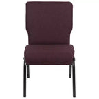 Chaise d'église en mousse moulée Emma et Oliver de 20,5 po