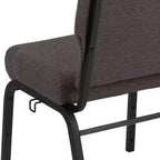 Chaise d'église en mousse moulée Emma et Oliver de 20,5 po