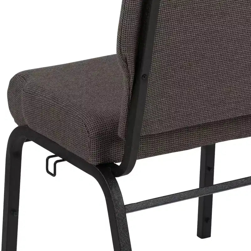 Chaise d'église en mousse moulée Emma et Oliver de 20,5 po