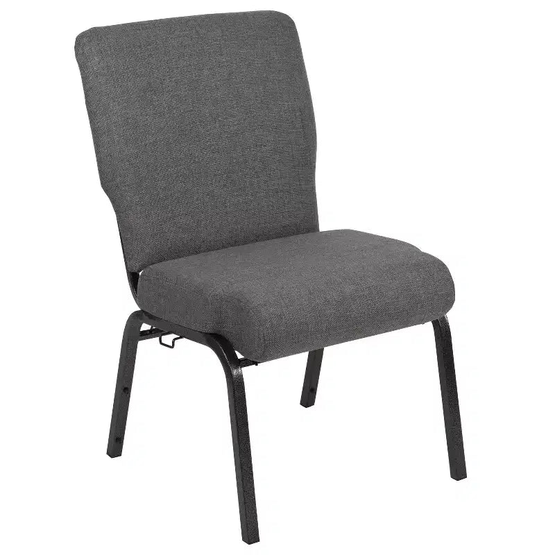 Chaise d'église en mousse moulée Emma et Oliver de 20,5 po