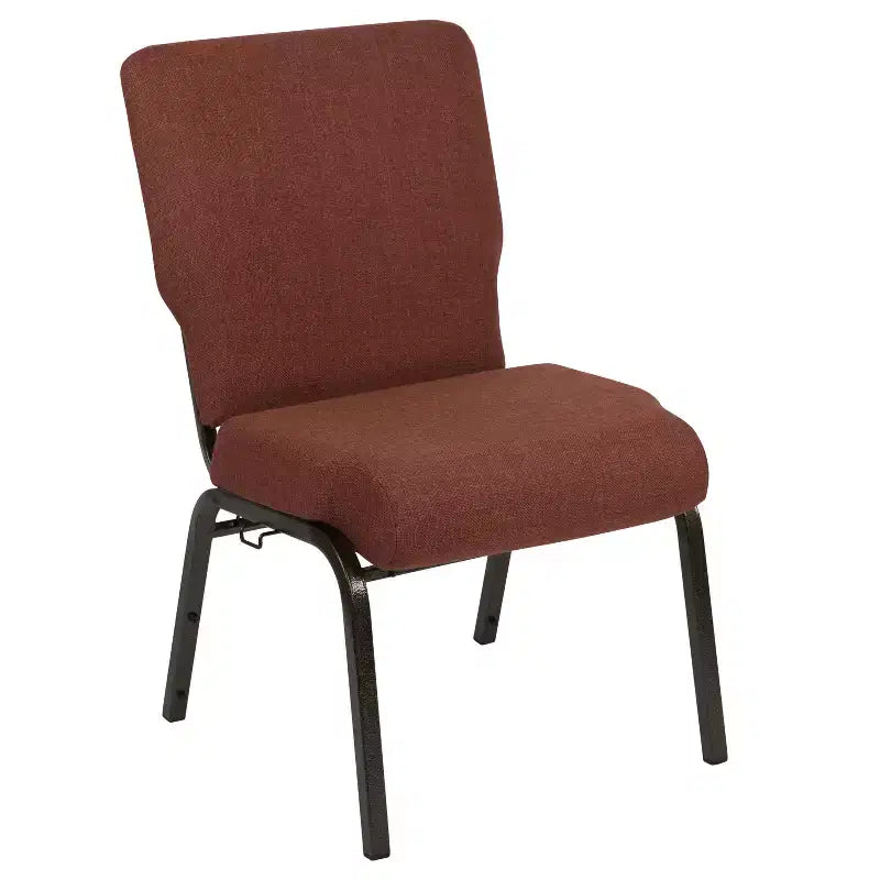 Chaise d'église en mousse moulée Emma et Oliver de 20,5 po