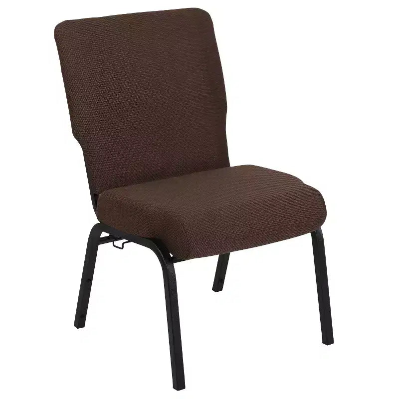Chaise d'église en mousse moulée Emma et Oliver de 20,5 po