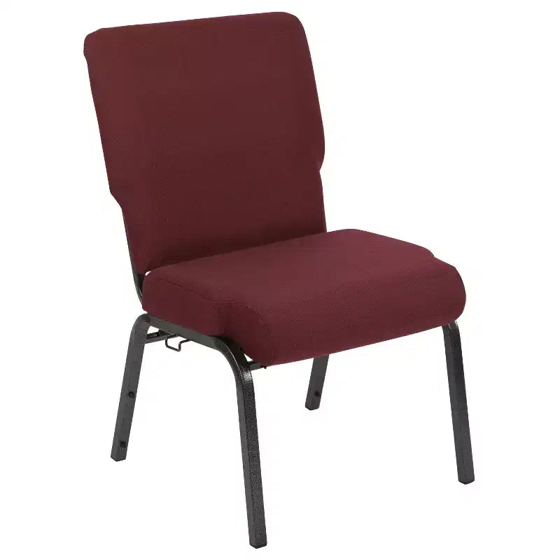 Chaise d'église en mousse moulée Emma et Oliver de 20,5 po