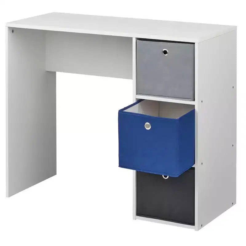 Bureau d'écolier avec 3 bacs en tissu - Buylateral
