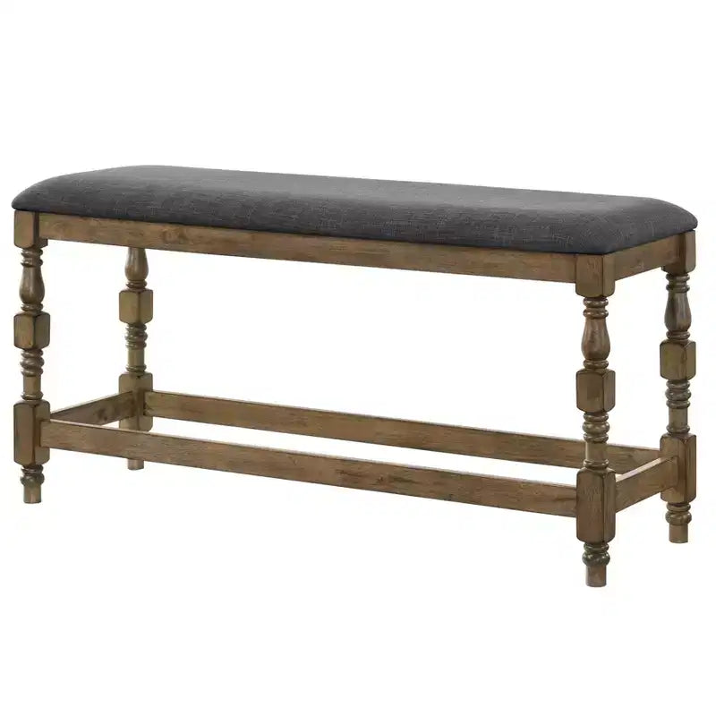 Banc rembourré à hauteur de comptoir 24/7 Shop At Home Bringe
