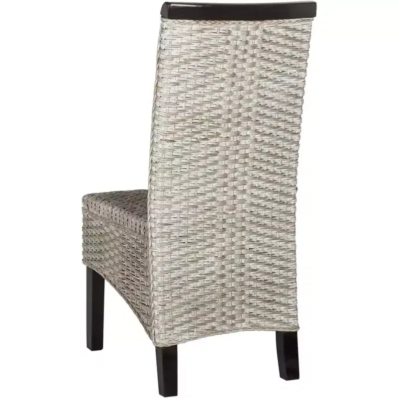 Chaise de salle à manger en osier Ilya 18 po H (lot de 2) - SEA8017 - Safavieh
