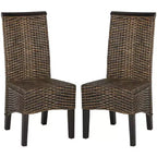 Chaise de salle à manger en osier Ilya 18 po H (lot de 2) - SEA8017 - Safavieh