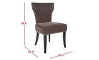 Chaise de salle à manger Jappic 22 H (Lot de 2) - MCR4706 - Safavieh Couture