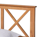 Lit Plateforme Galvin en Bois Marron - Baxton Studio