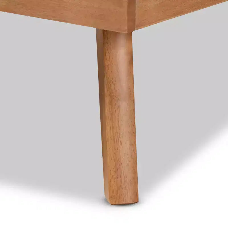 Lit Plateforme Galvin en Bois Marron - Baxton Studio
