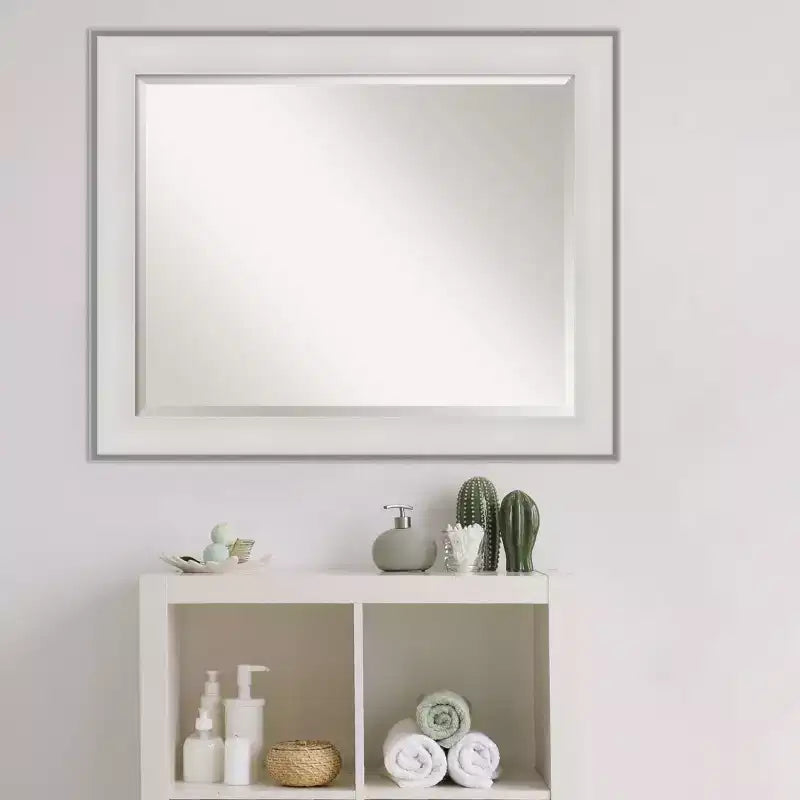 Miroir Mural de Salle de Bain Encadré Imperial - Amanti Art