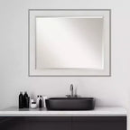 Miroir Mural de Salle de Bain Encadré Imperial - Amanti Art