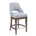 Tabouret de bar Ellery hauteur comptoir avec siège pivotant