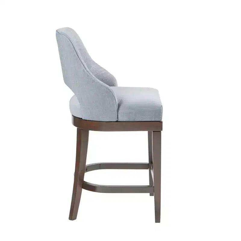 Tabouret de bar Ellery hauteur comptoir avec siège pivotant