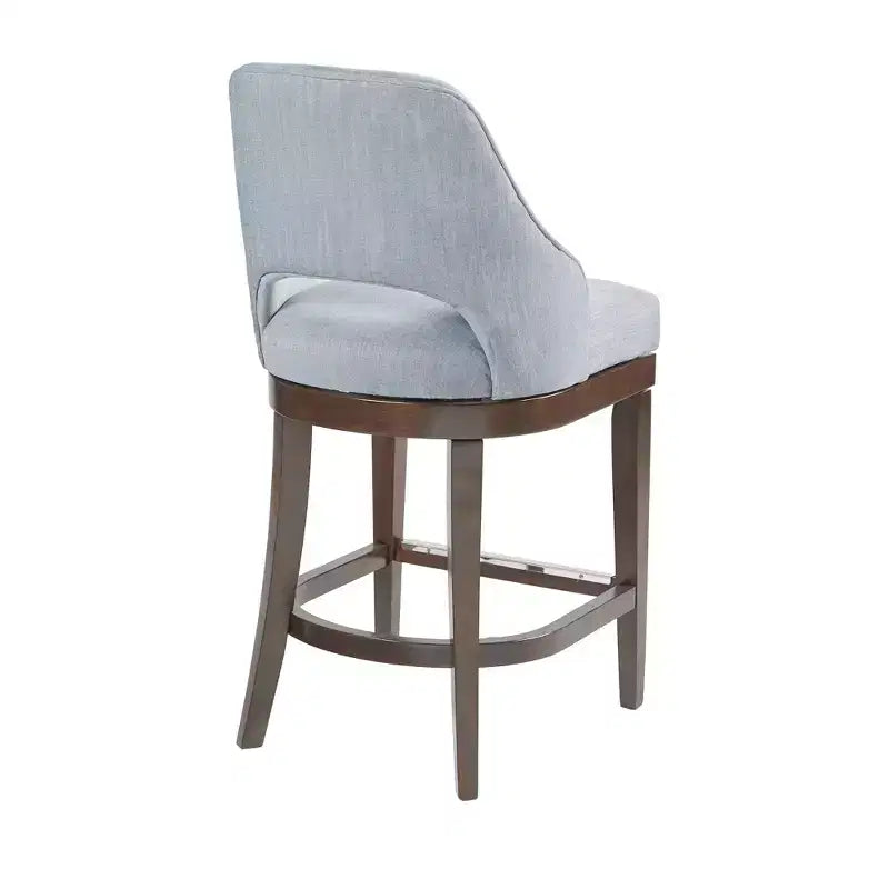 Tabouret de bar Ellery hauteur comptoir avec siège pivotant