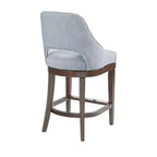 Tabouret de bar Ellery hauteur comptoir avec siège pivotant
