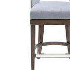 Tabouret de bar Ellery hauteur comptoir avec siège pivotant