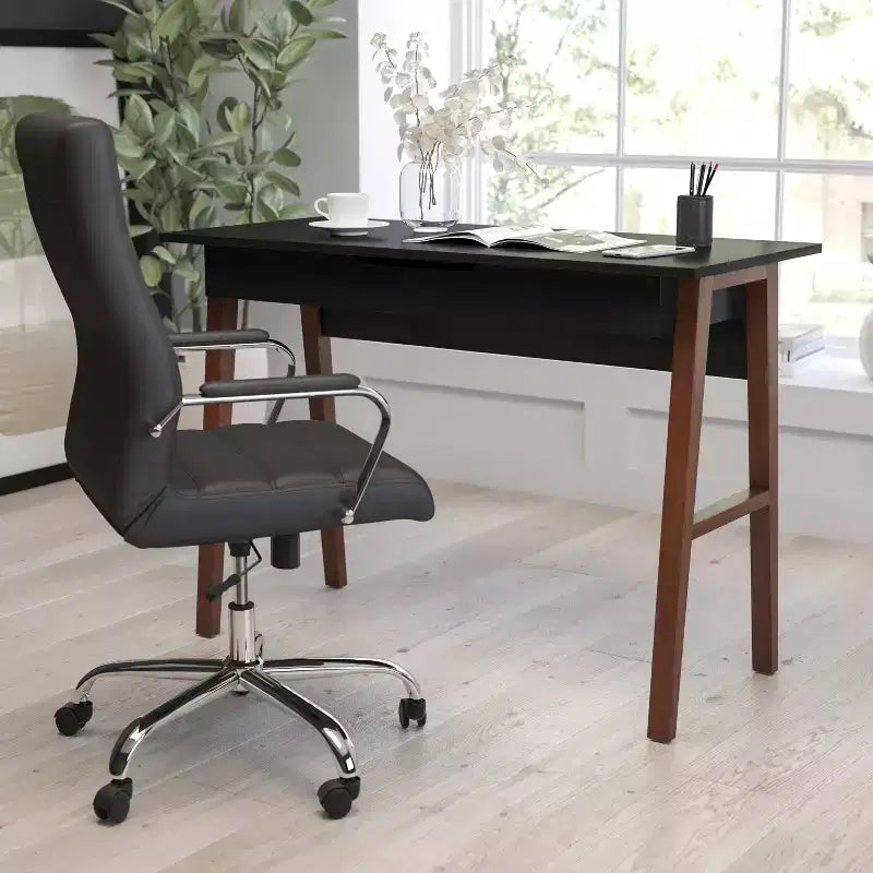 Merrick Lane Bureau informatique de bureau avec tiroir – Table de bureau pour écrire et travailler