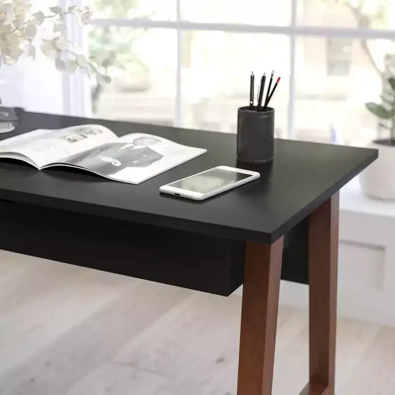 Merrick Lane Bureau informatique de bureau avec tiroir – Table de bureau pour écrire et travailler