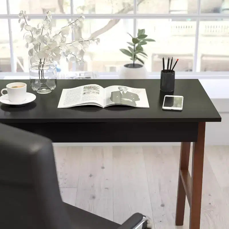 Merrick Lane Bureau informatique de bureau avec tiroir – Table de bureau pour écrire et travailler