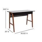 Merrick Lane Bureau informatique de bureau avec tiroir – Table de bureau pour écrire et travailler