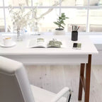 Merrick Lane Bureau informatique de bureau avec tiroir – Table de bureau pour écrire et travailler