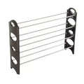 Hastings Home Space Saver Shoe Rack  4-Tier Stackable Shoe Storage and Organizer
