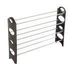 Hastings Home Space Saver Shoe Rack  4-Tier Stackable Shoe Storage and Organizer