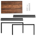 Costway Table d'appoint C pour ordinateur portable 26 pouces, meuble de maison et bureau
