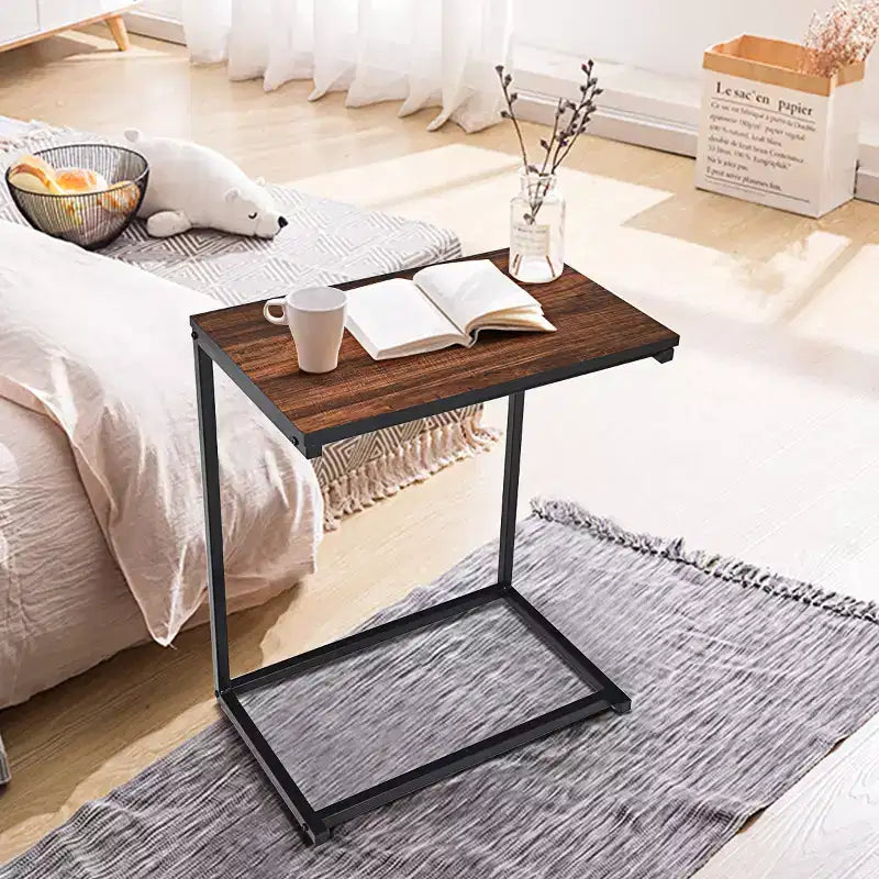 Costway Table d'appoint C pour ordinateur portable 26 pouces, meuble de maison et bureau