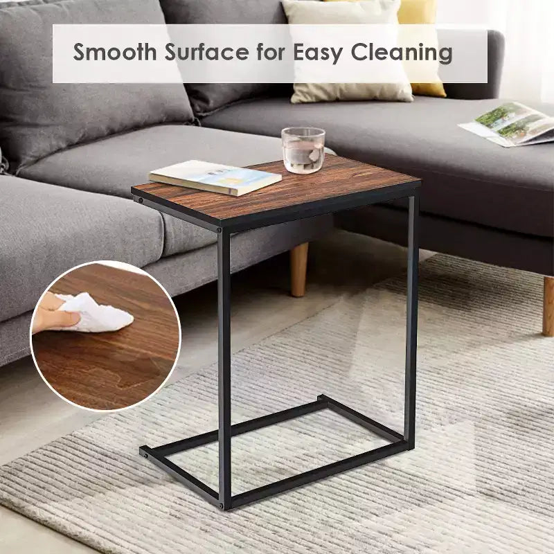Costway Table d'appoint C pour ordinateur portable 26 pouces, meuble de maison et bureau