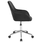 Chaise de bureau Merrick Lane de style baquet avec pivotement rotatif à 360 degrés