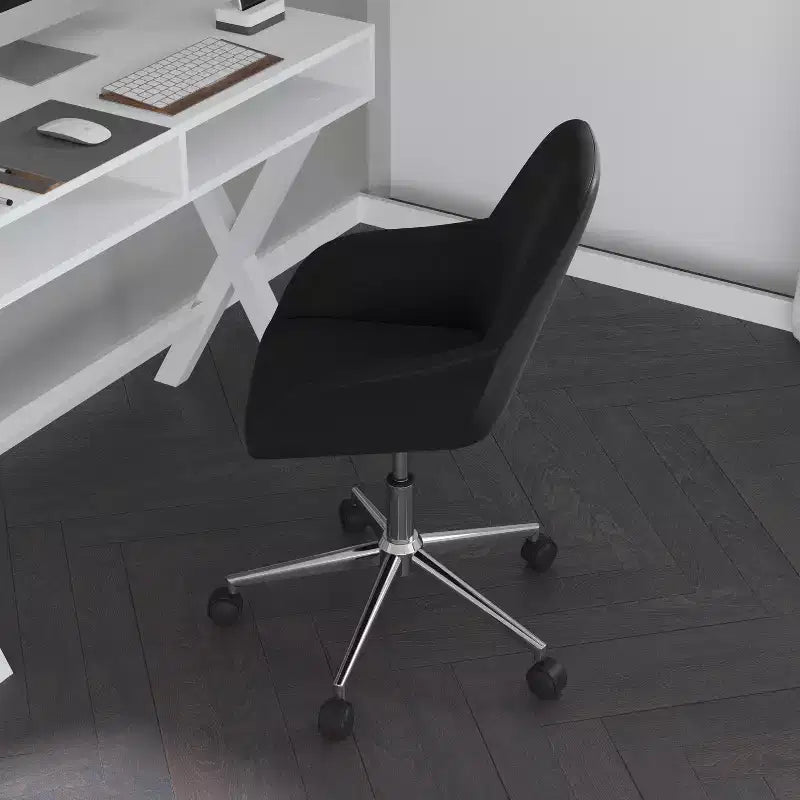 Chaise de bureau Merrick Lane de style baquet avec pivotement rotatif à 360 degrés