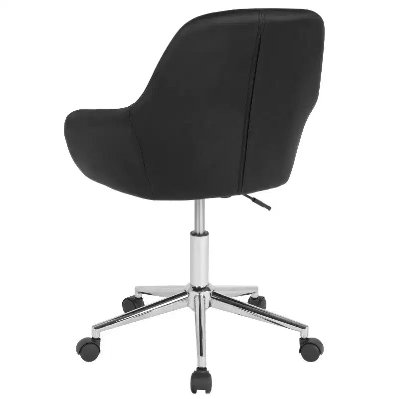 Chaise de bureau Merrick Lane de style baquet avec pivotement rotatif à 360 degrés