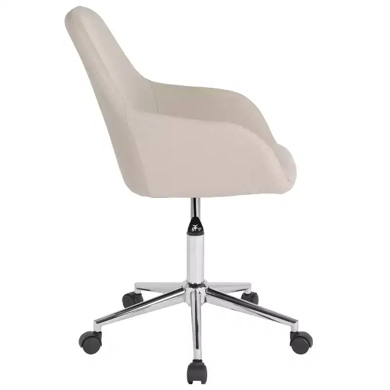 Chaise de bureau Merrick Lane de style baquet avec pivotement rotatif à 360 degrés