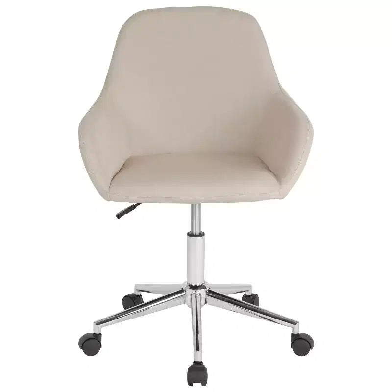 Chaise de bureau Merrick Lane de style baquet avec pivotement rotatif à 360 degrés