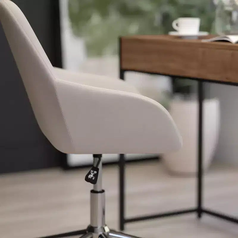 Chaise de bureau Merrick Lane de style baquet avec pivotement rotatif à 360 degrés