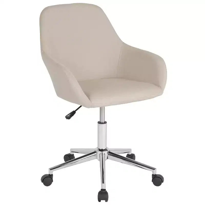 Chaise de bureau Merrick Lane de style baquet avec pivotement rotatif à 360 degrés