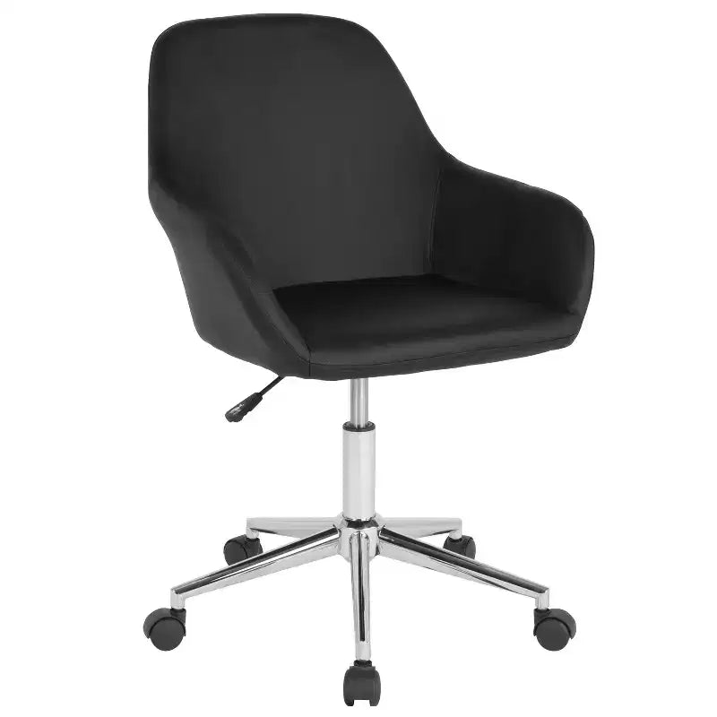 Chaise de bureau Merrick Lane de style baquet avec pivotement rotatif à 360 degrés