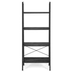 Étagère échelle en bois Costway à 4 niveaux, bibliothèque, étagère de rangement