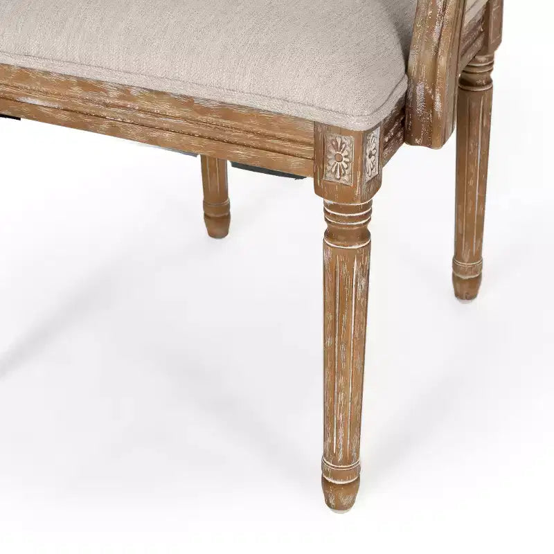 Lot de 6 chaises de salle à manger tapissées en bois et cannage Maria French Country - Christopher Knight Home