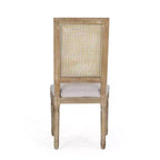 Lot de 6 chaises de salle à manger Regina en bois et cannage de style campagne française - Christopher Knight Home