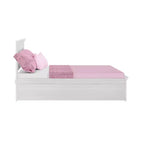Max & Lily Cadre de lit double avec lit gigogne, lit plateforme en bois massif